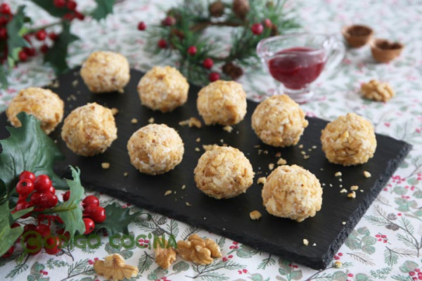 TRUFAS DE QUESO CON MEMBRILLO